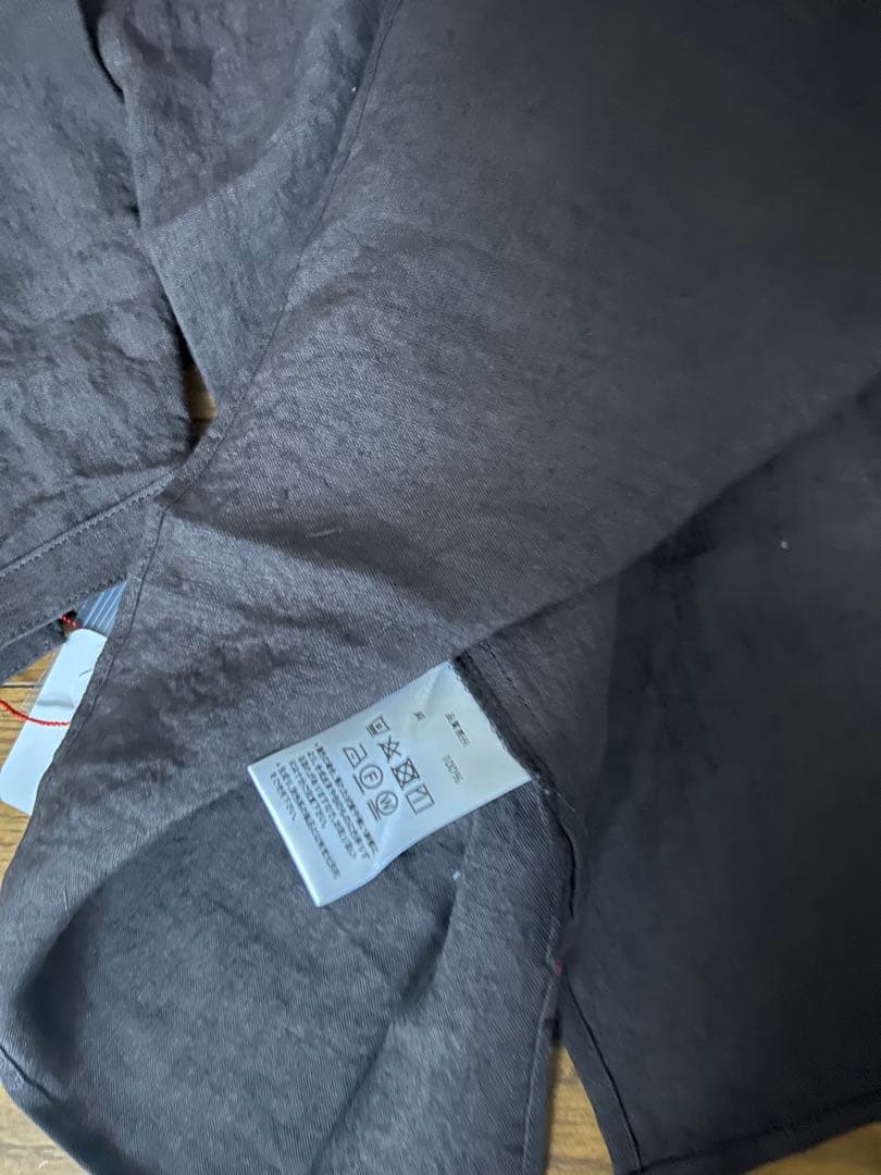 chishiro 国産天日干しリネンＢＯＸシャツ　新品未使用