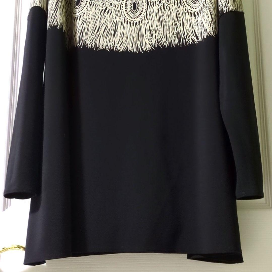 【専用】TOKUKO 1er VOL　前開き チュニック　羽織物　お花　刺繍