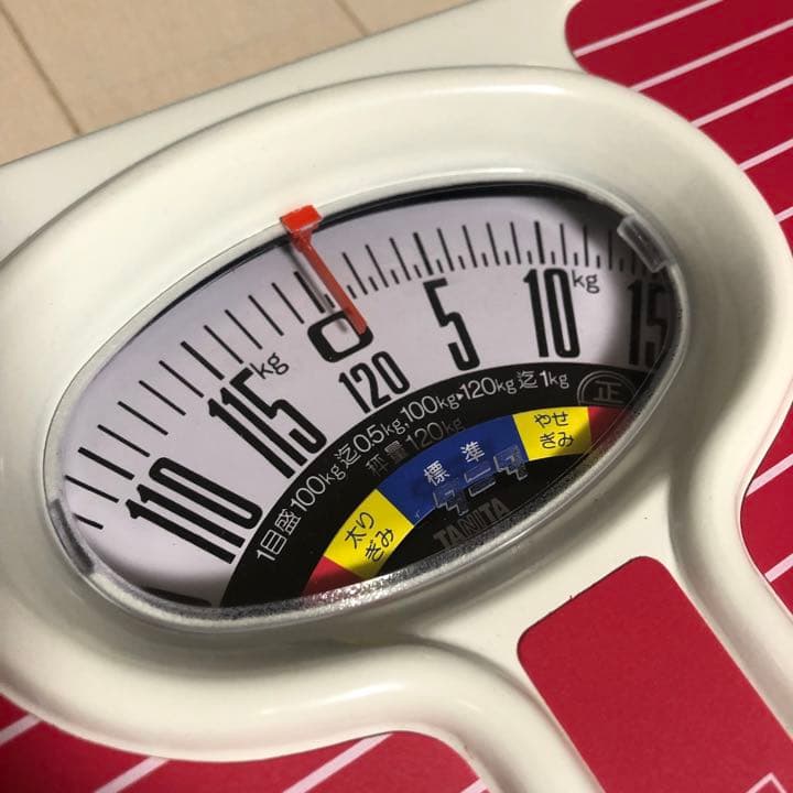 TANITA 体重計 タニスター 赤　未使用品　*