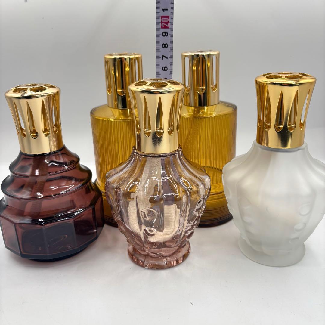 【中古】ランプベルジェ　アロマランプ　オイルランプ　本体5個まとめ