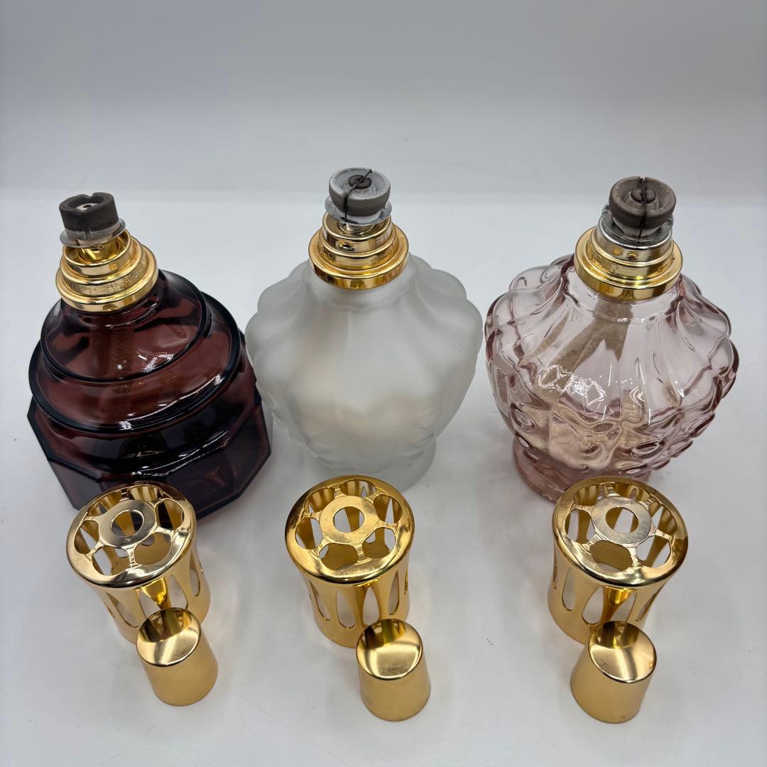 【中古】ランプベルジェ　アロマランプ　オイルランプ　本体5個まとめ