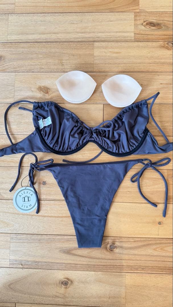 ALEXIA STAM グレー セパレート水着