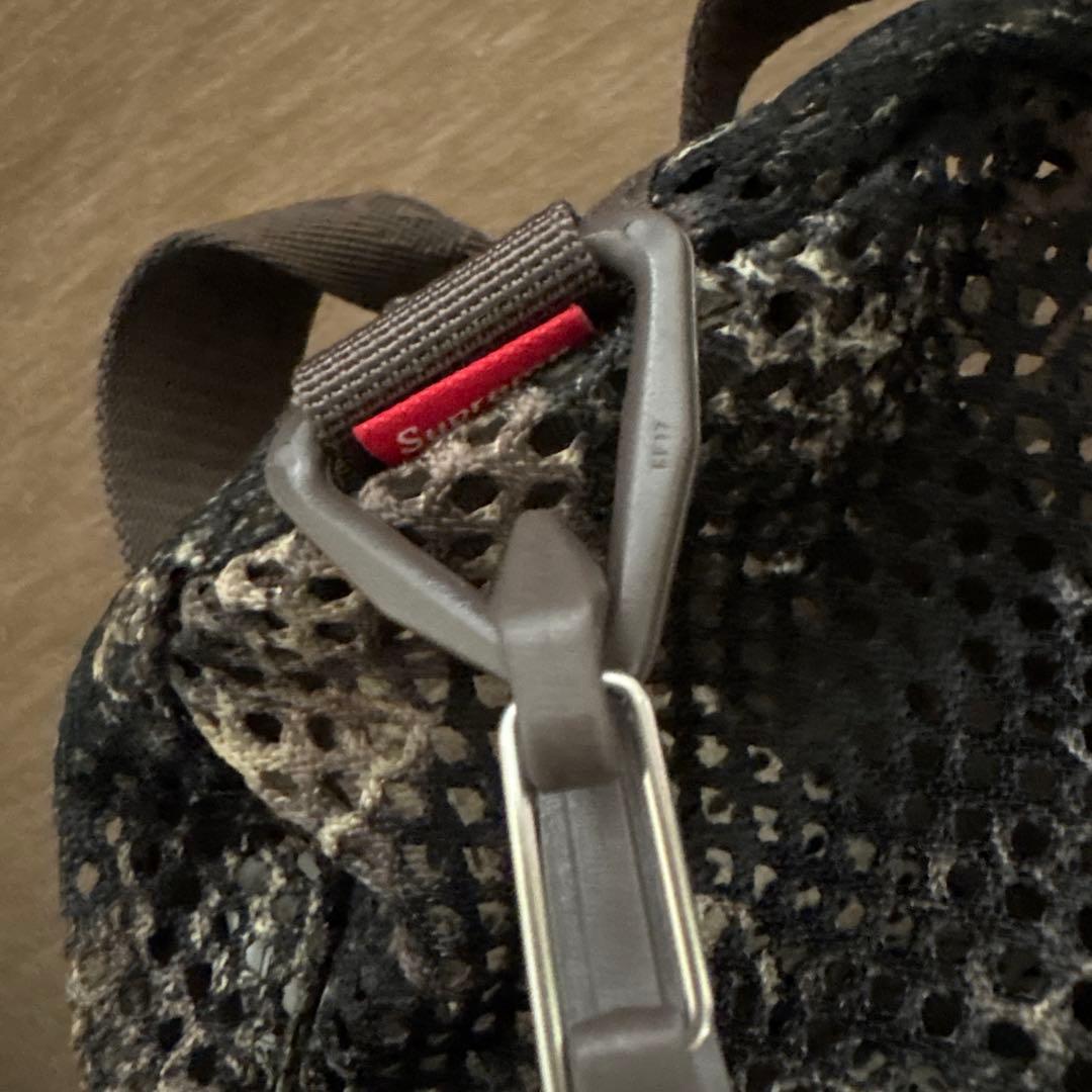 supreme ミニメッシュバック　カモフラージュ柄