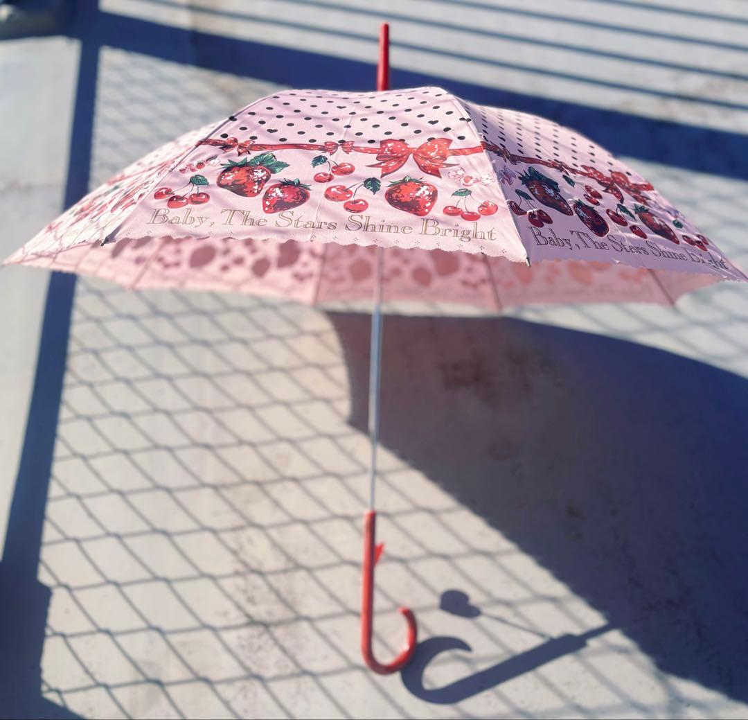 BABY,ベイビーザスターズシャインブライトStrawberry Days 日傘