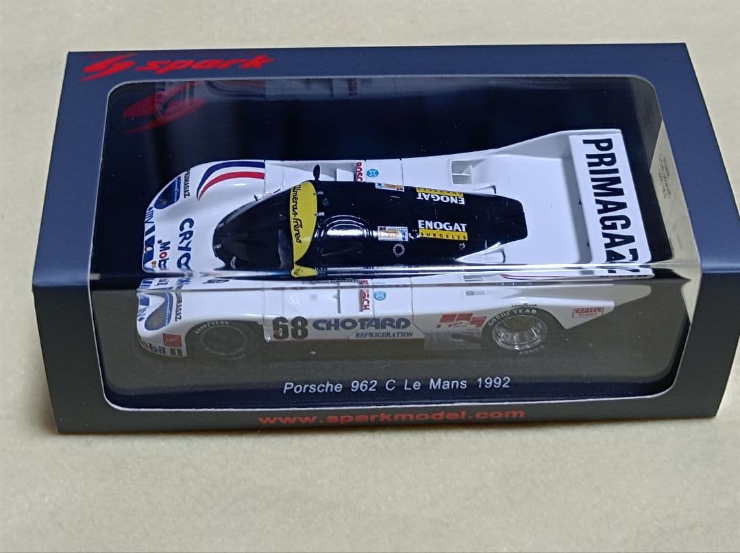 ミニカー Spark 1/43 Porsche 962 C 1992 Le Mans