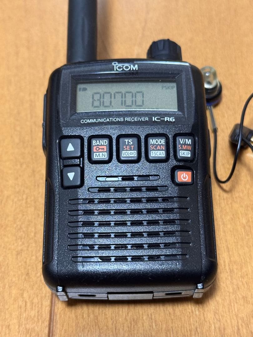 ICOM IC-R6 通信受信機 イヤホン付き