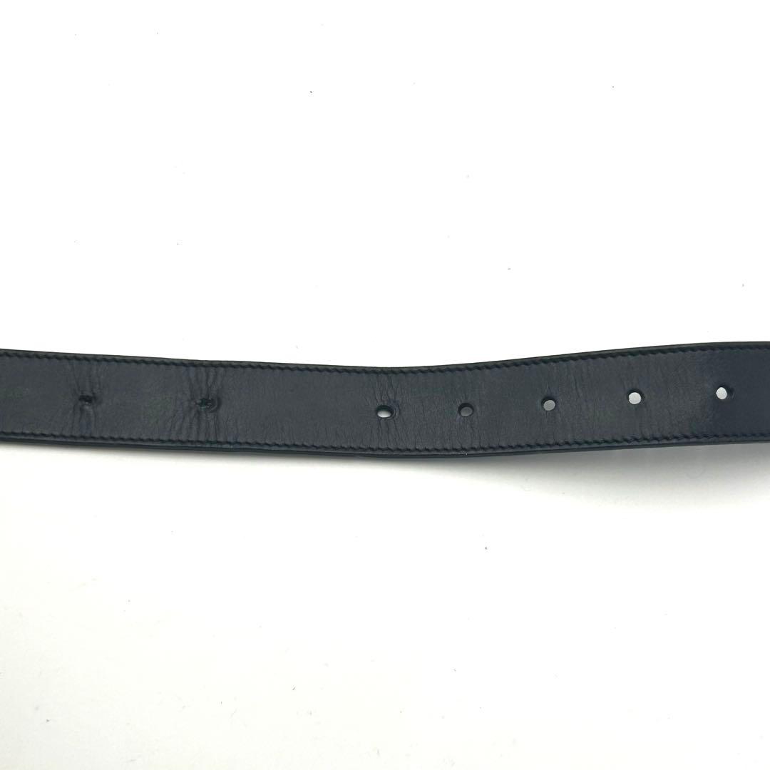 GUCCI グッチ ベルト GGマーモント レザー ブラック ゴールド