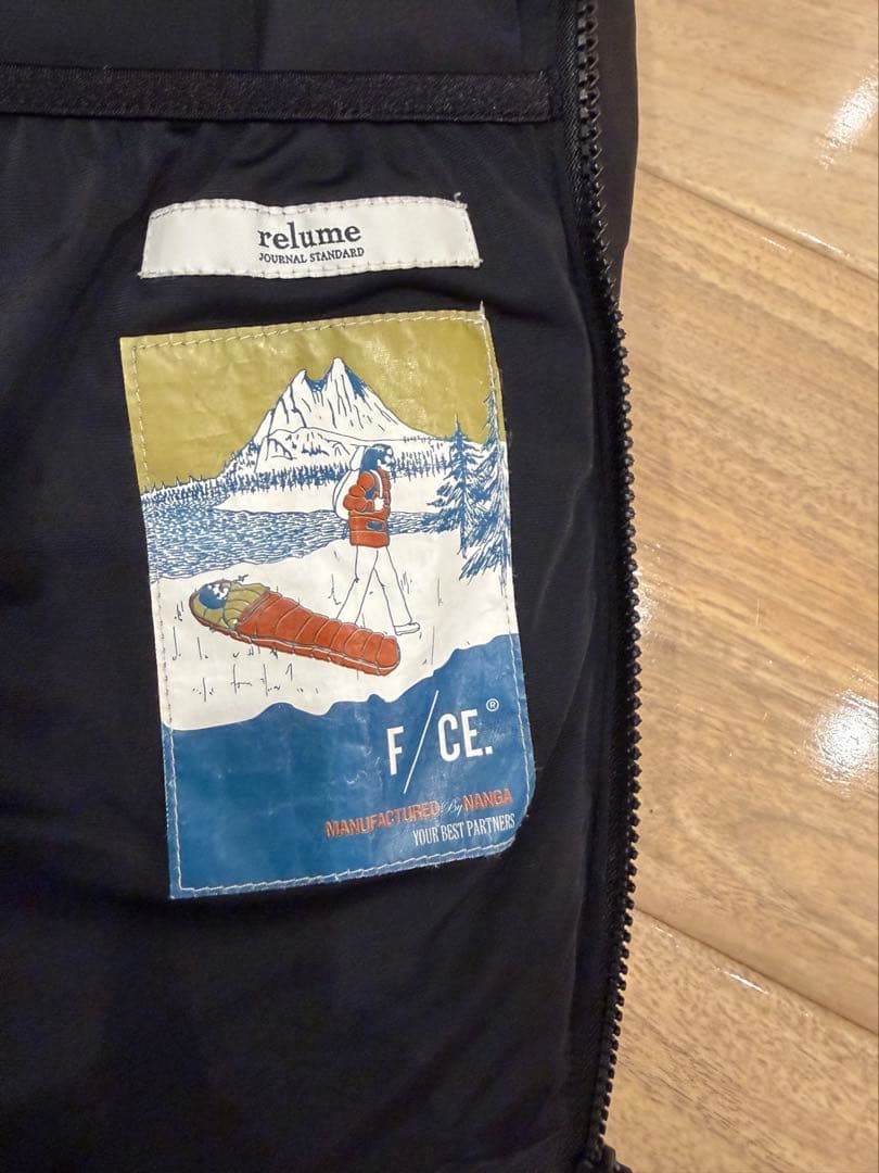 F/CE NANGA FT BOMB JACKET BLACK S 日本製