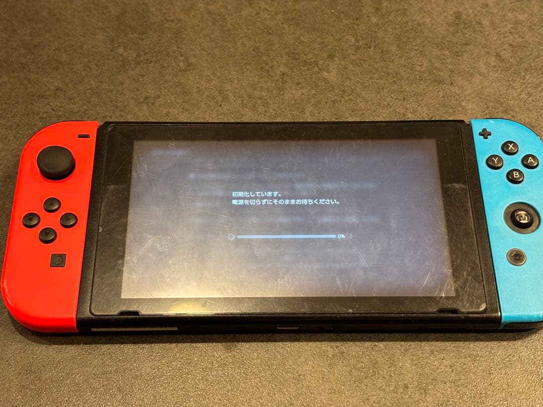 Switch本体 右コントローラ一 一部破損