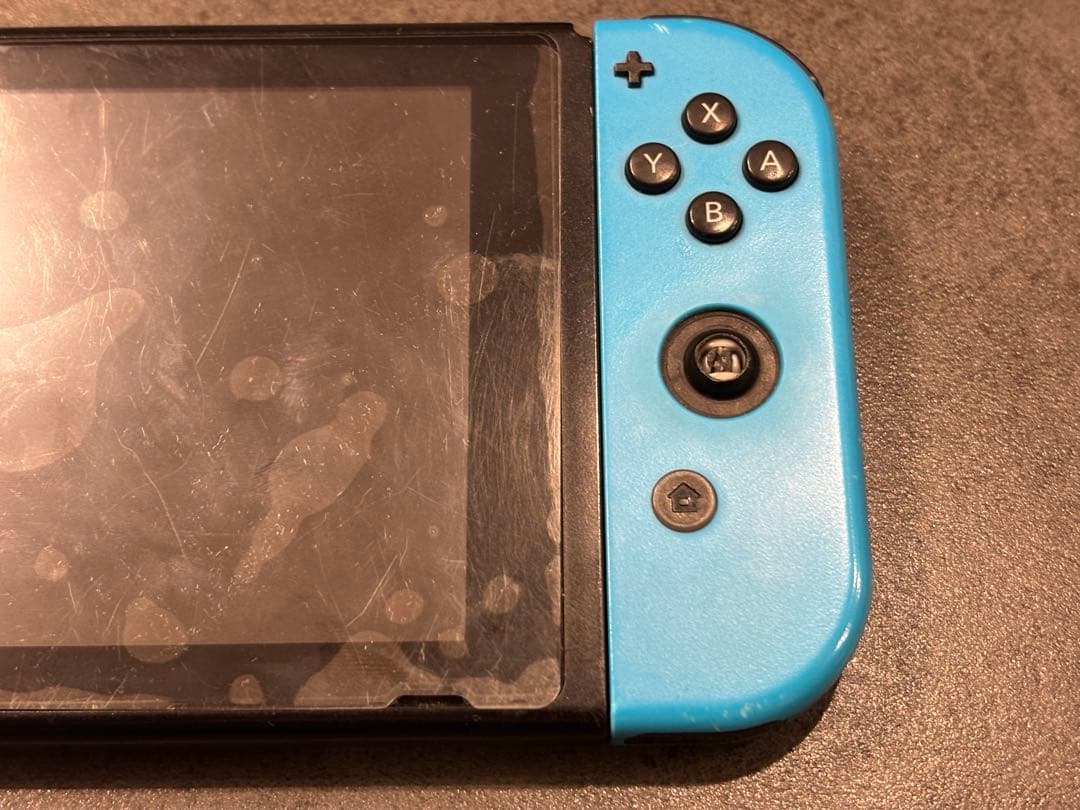 Switch本体 右コントローラ一 一部破損