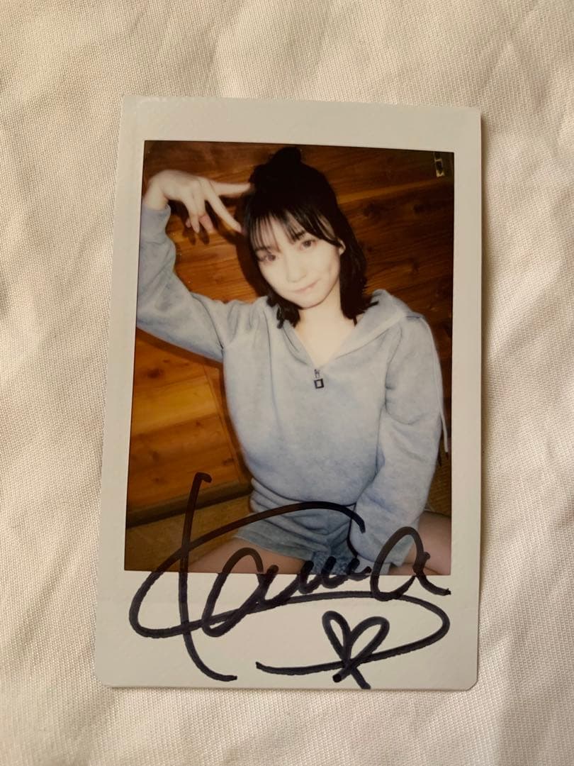 セトカン 瀬戸環奈 チェキ 直筆サイン入り kanna seto ネコポーズ