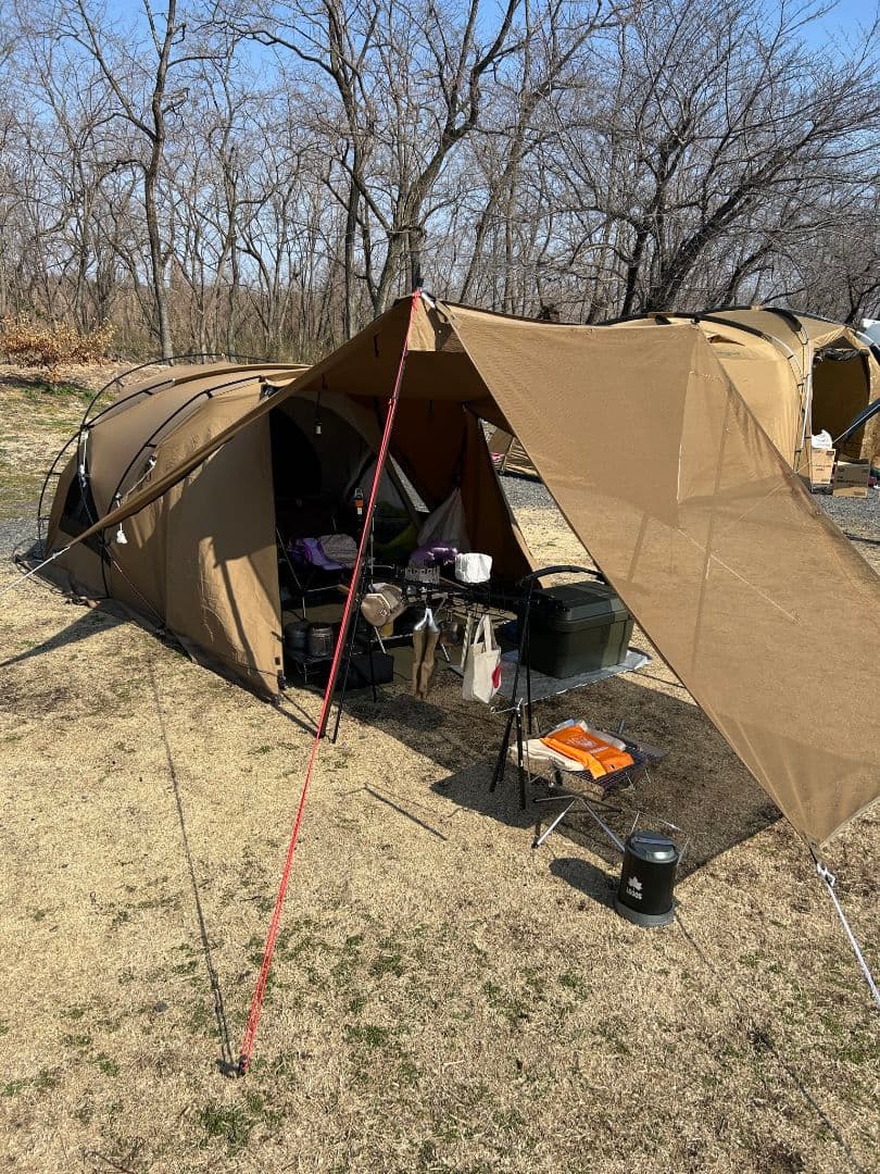 DOD ガルテント、キャノピーポール、グランドシート付き