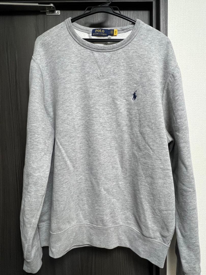 Polo Ralph Lauren グレー クルーネックトレーナー L