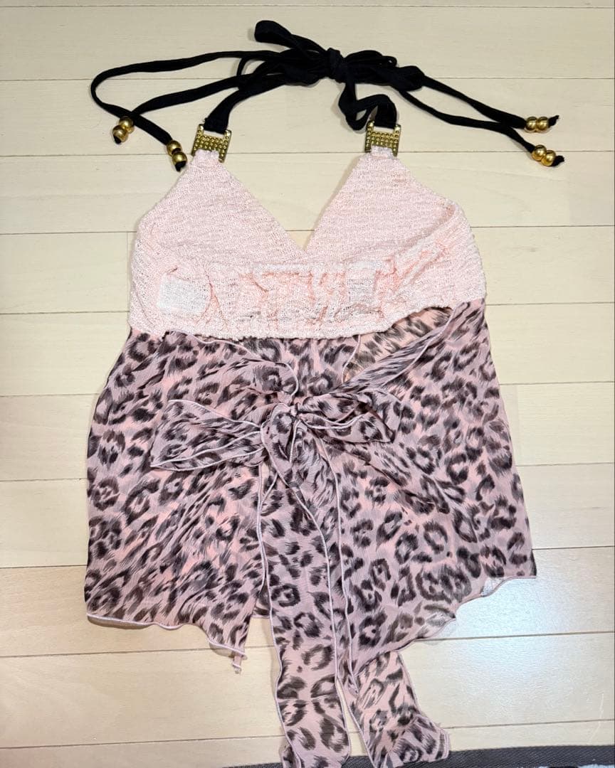 d.i.a. ダイヤ ギャル ヒョウ柄 エプロンキャミ 希少 当時物☆