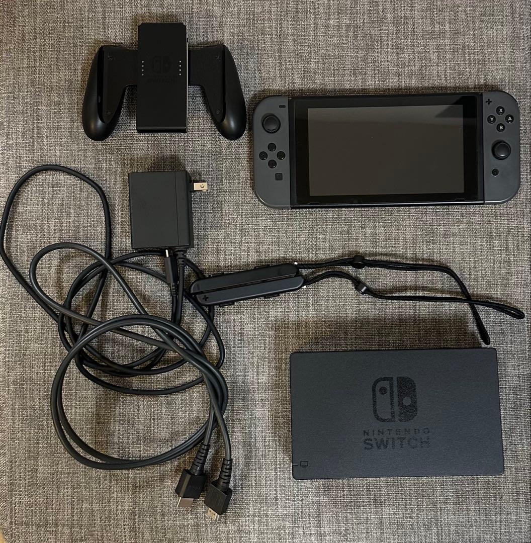 Nintendo Switch 本体 グレー 箱なし