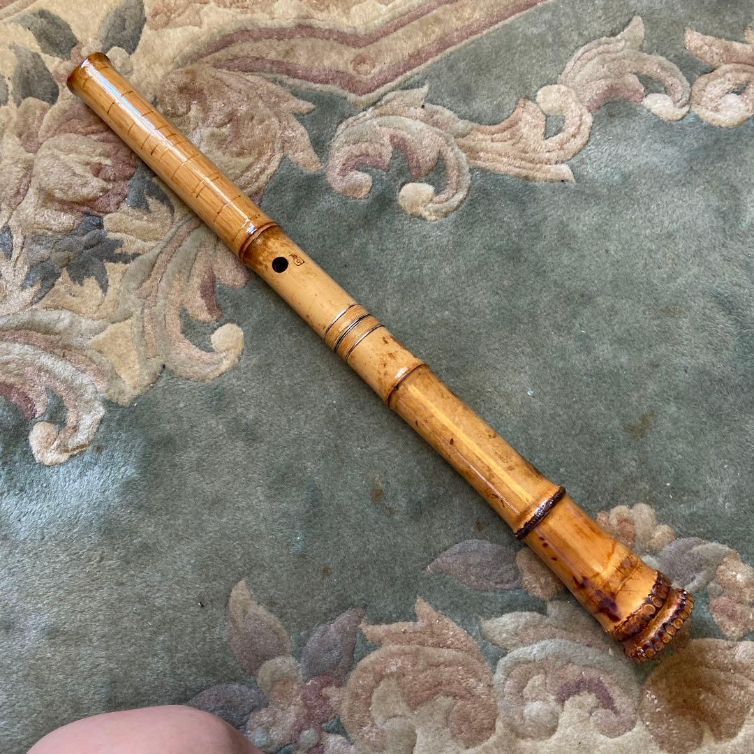 153 尺八　一尺八寸管　瀞守銘