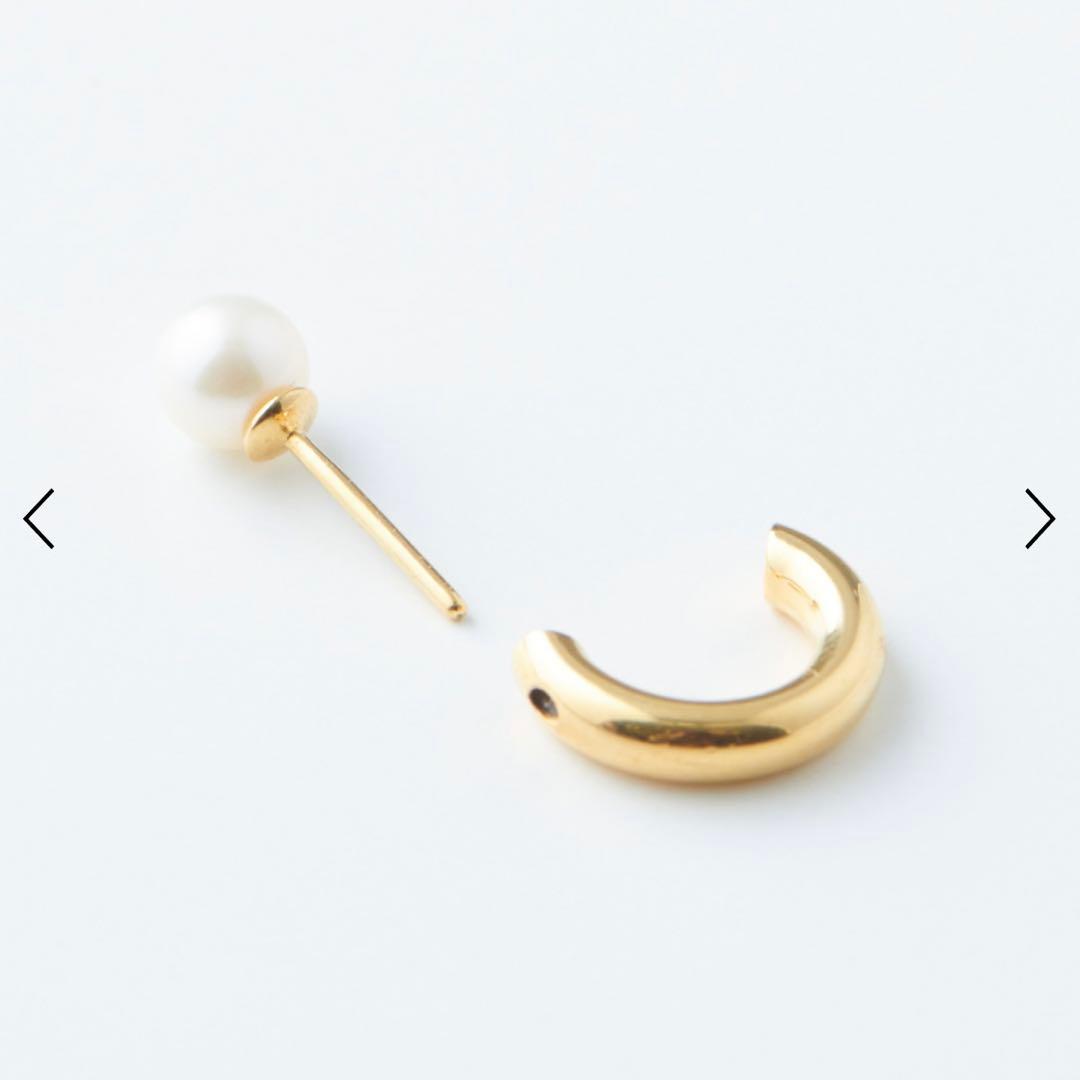 マリアブラックMARIA BLACK 【美品】ゴールドパールピアス