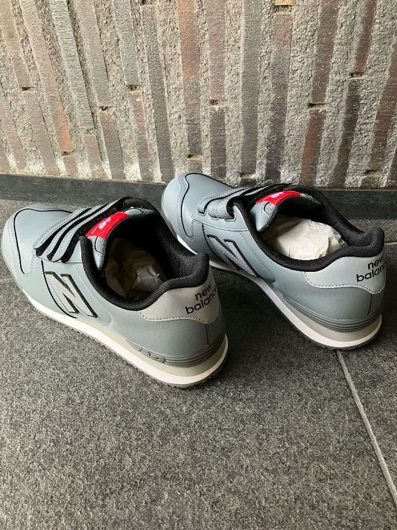 New Balance 安全靴 ベルクロ グレー 28.0cm