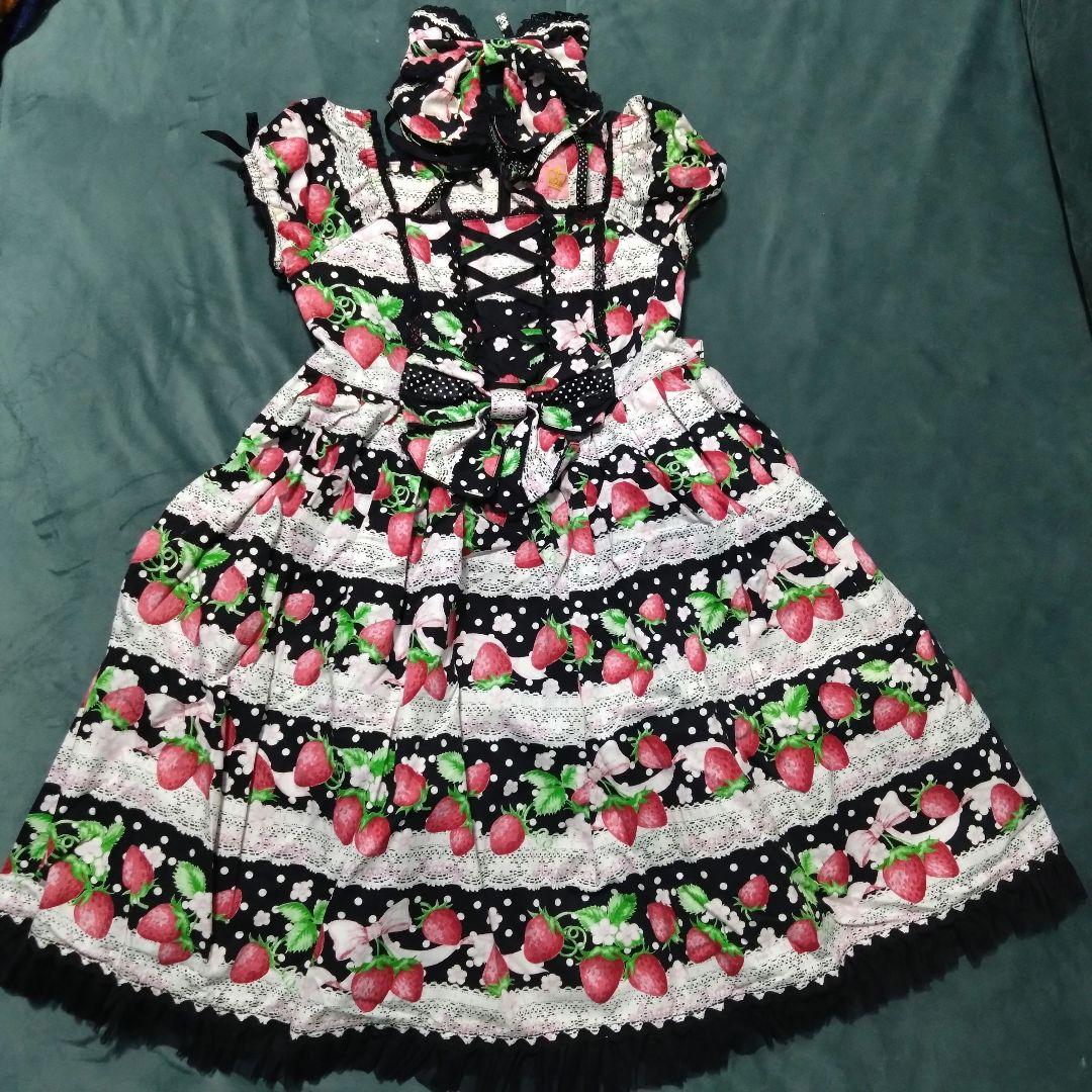 Angelic Pretty♡いちごミルフィーユ♡OPセット♡初期タグレア♡