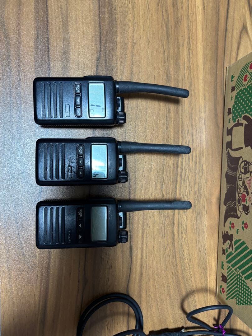 STANDARD 特定小電力トランシーバー FTH-307 3台（BT1本欠品)