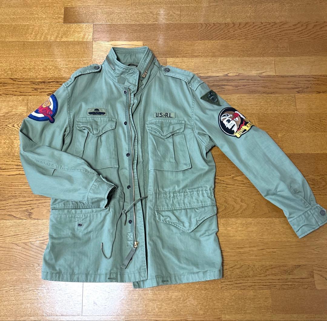 ポロラルフローレン US.ARMY M65 ミリタリー フィールドジャケットL￼