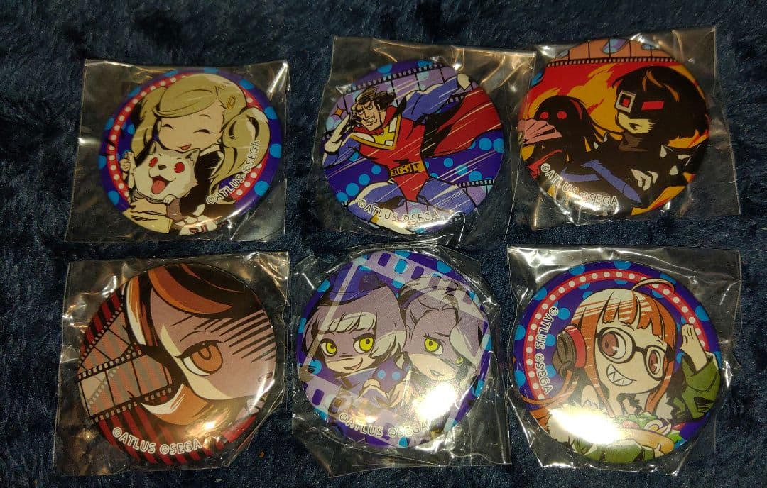 ペルソナQ2 PQ2 LINE 缶バッジ 6個セット