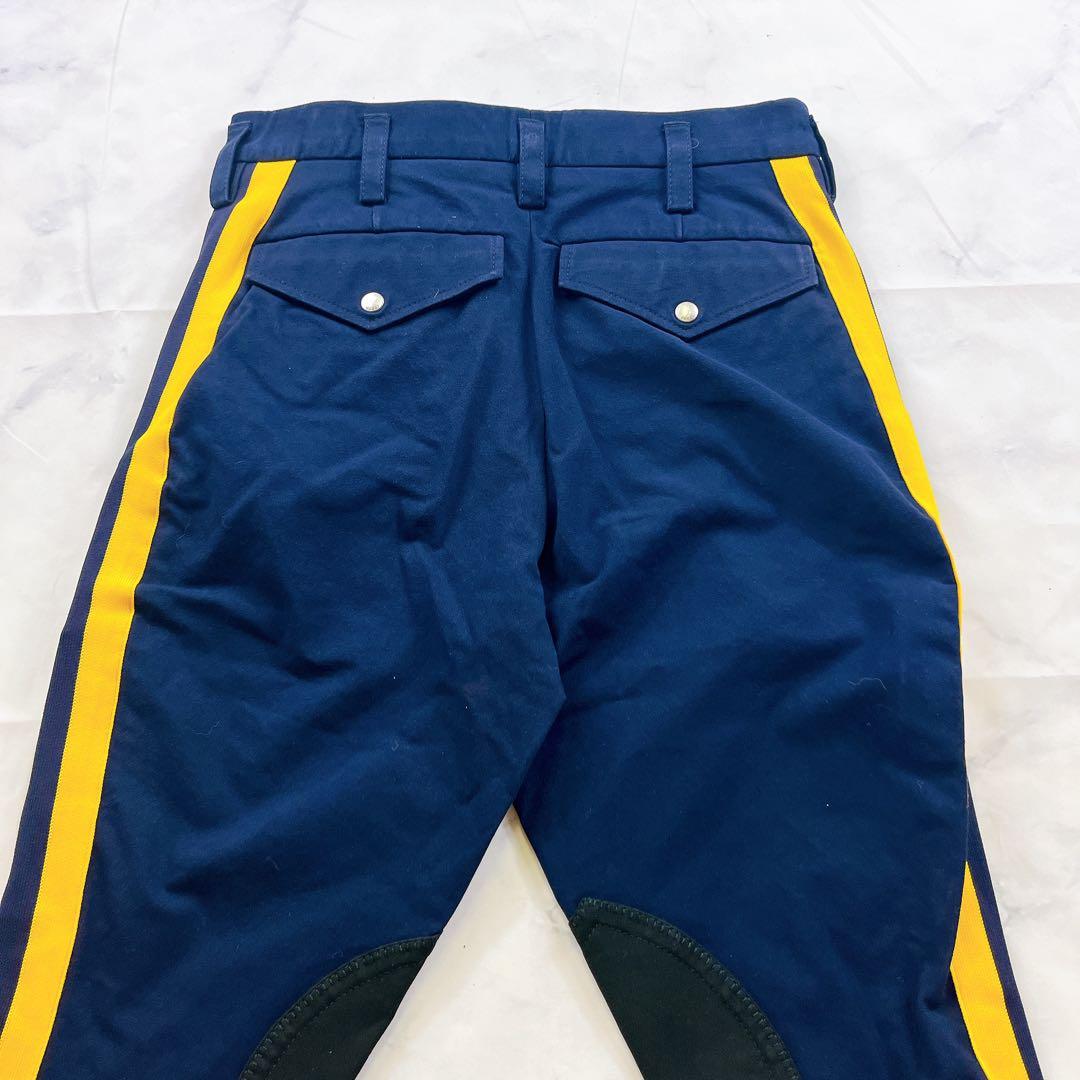 極美品✨GUCCI 現行タグ 刺繍 フラワー ボタニカル パンツ ネイビー紺色