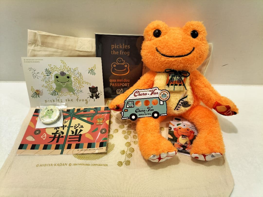 かえるのピクルス 東京駅限定ビーンドール ボンボヤージュ22＆ピンズ＋ノベルティ