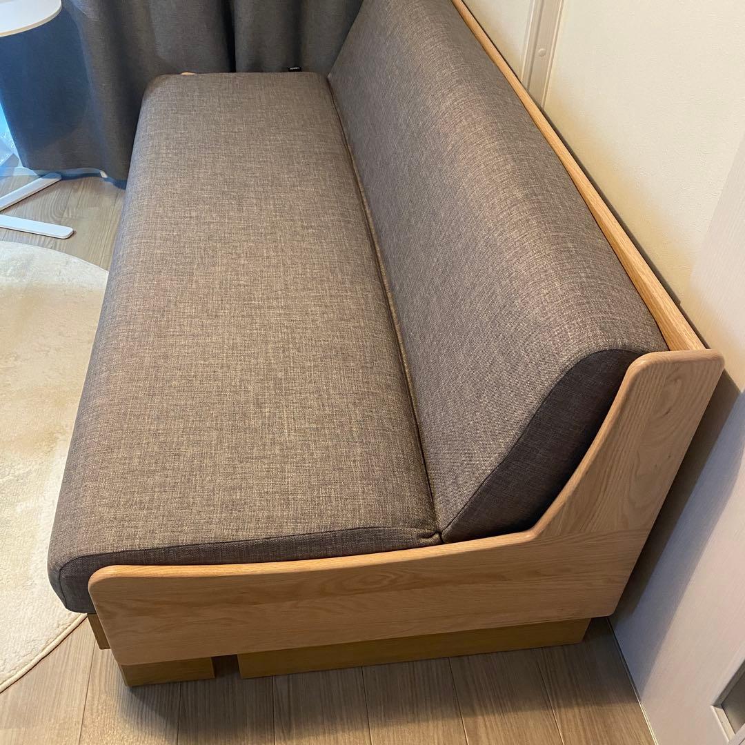 【極美品】モーブル ごろ寝ソファ 180cm