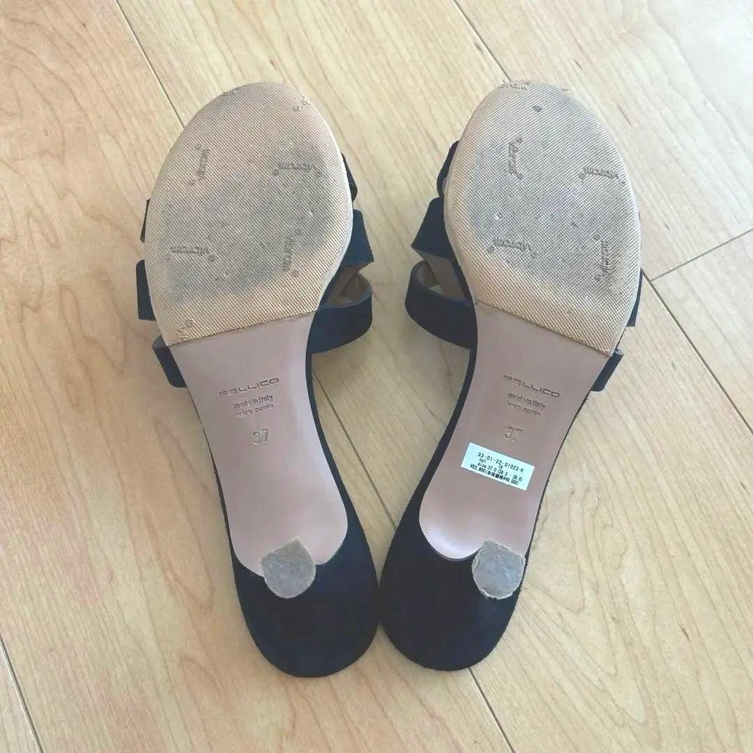 ペリーコ　PELLICO ミュール　ブラックスエード