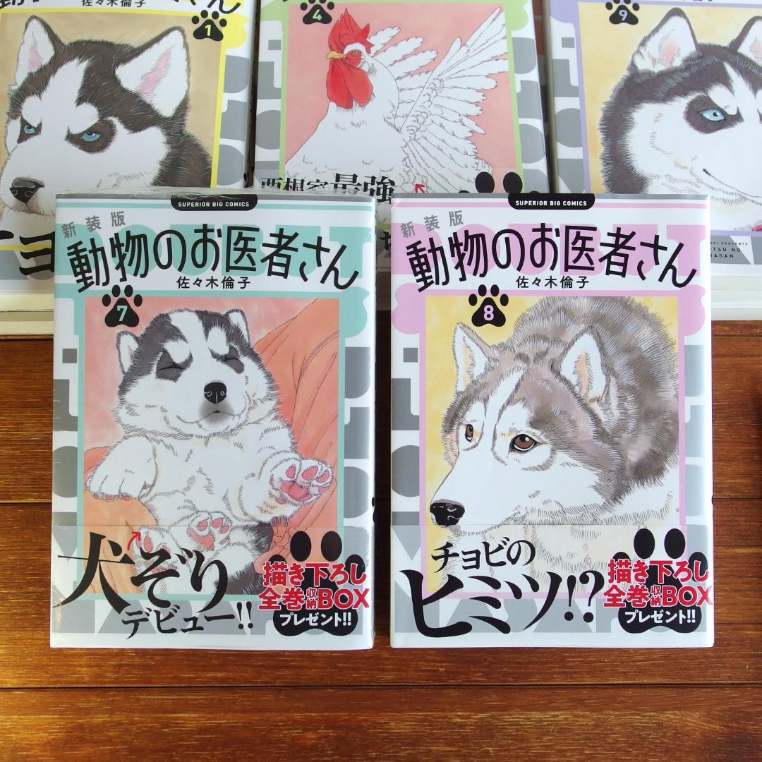【帯付き多数/美品】動物のお医者さん 新装版 全12巻　/629