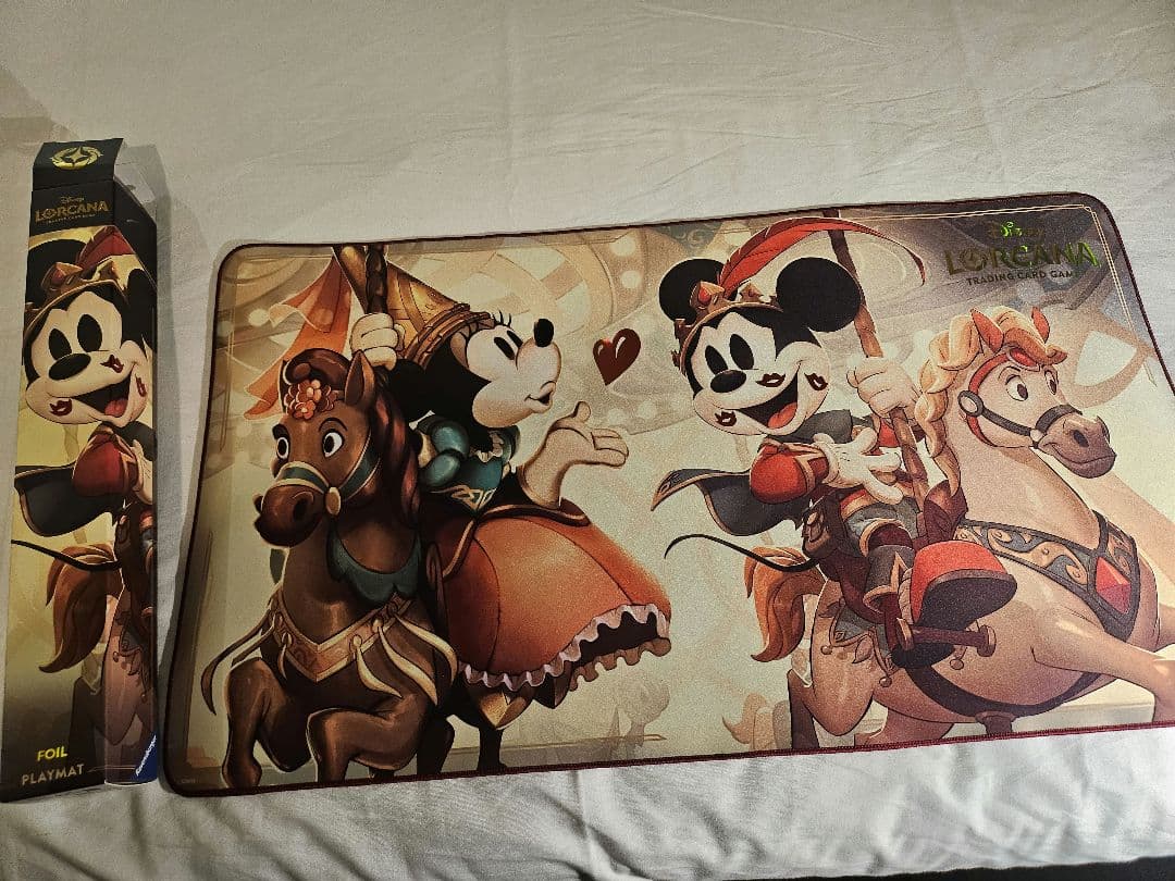 ロルカナ プレミアムプレイマット　アイコニックミッキーミニー