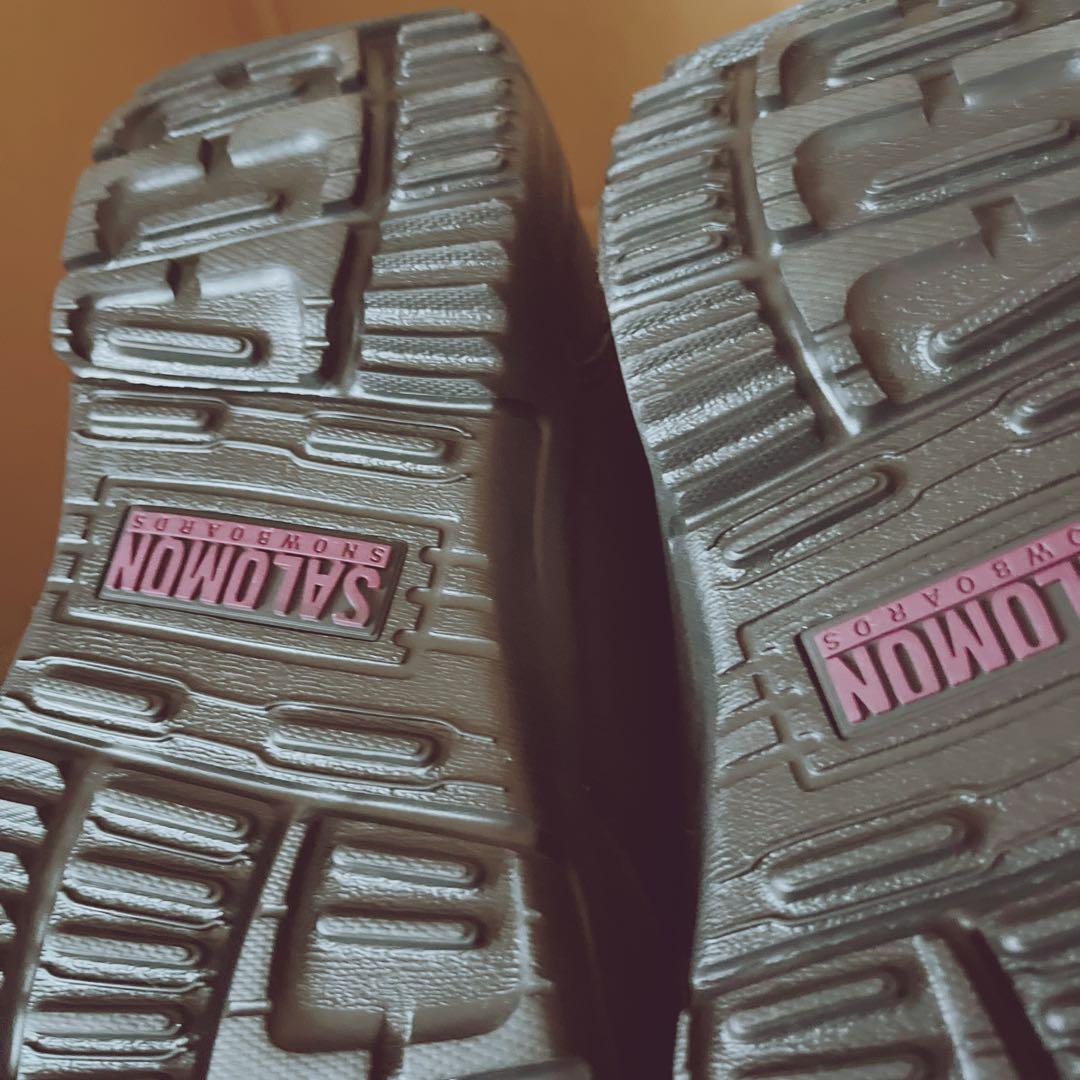 サロモン スノーボード ブーツ ダイヤル式 ブラック ピンク 23.5cm