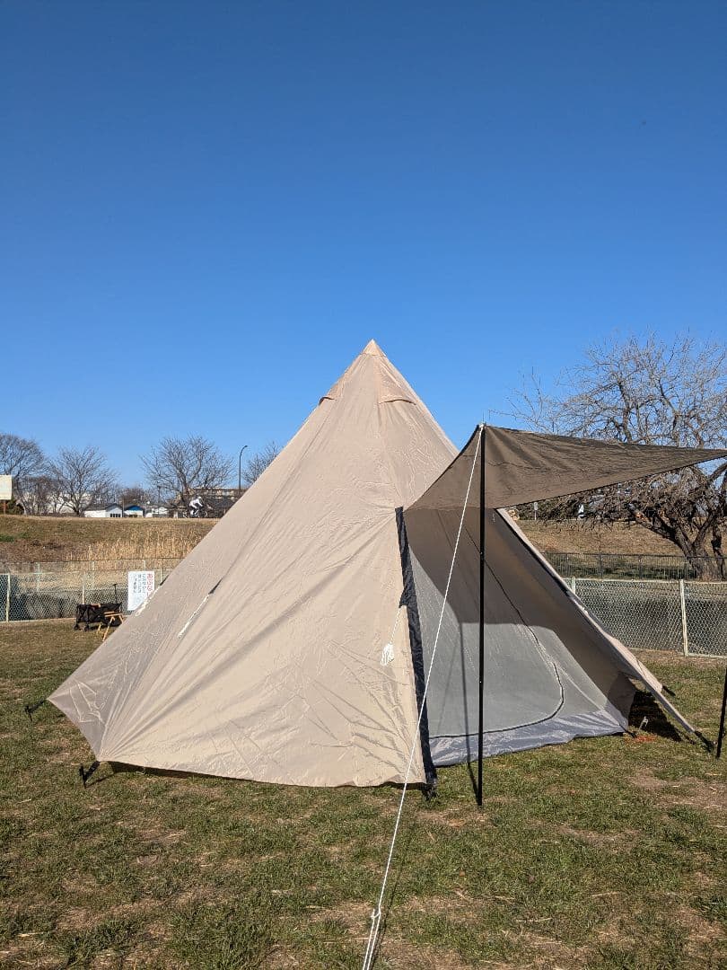DOD　ワンポールテントL　T8-200-TN　おまけキャノピーポール付き