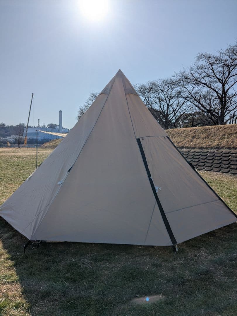 DOD　ワンポールテントL　T8-200-TN　おまけキャノピーポール付き