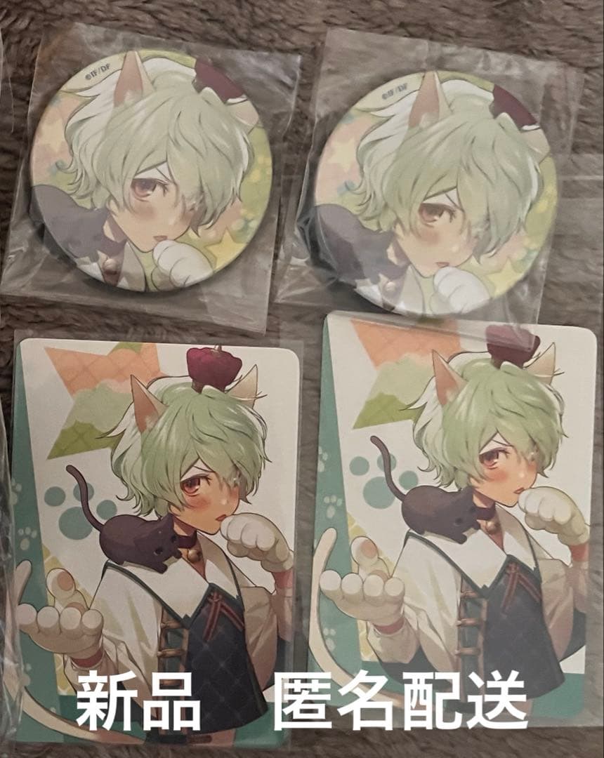 カラマリ オトメイト 冬の市 幼少期 缶バッジ パルカ 笹塚尊 4点セット