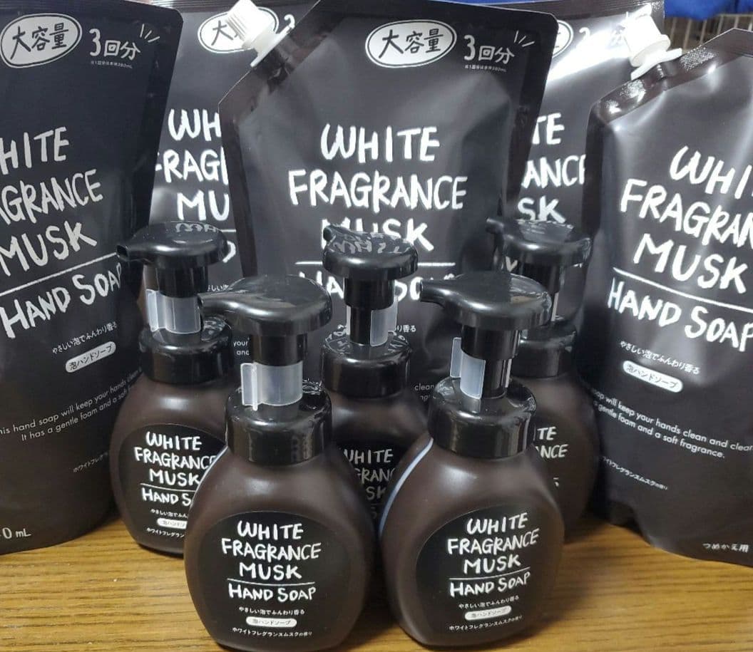 ホワイトフレグランスムスク ハンドソープ 詰め替えセット（５セット）