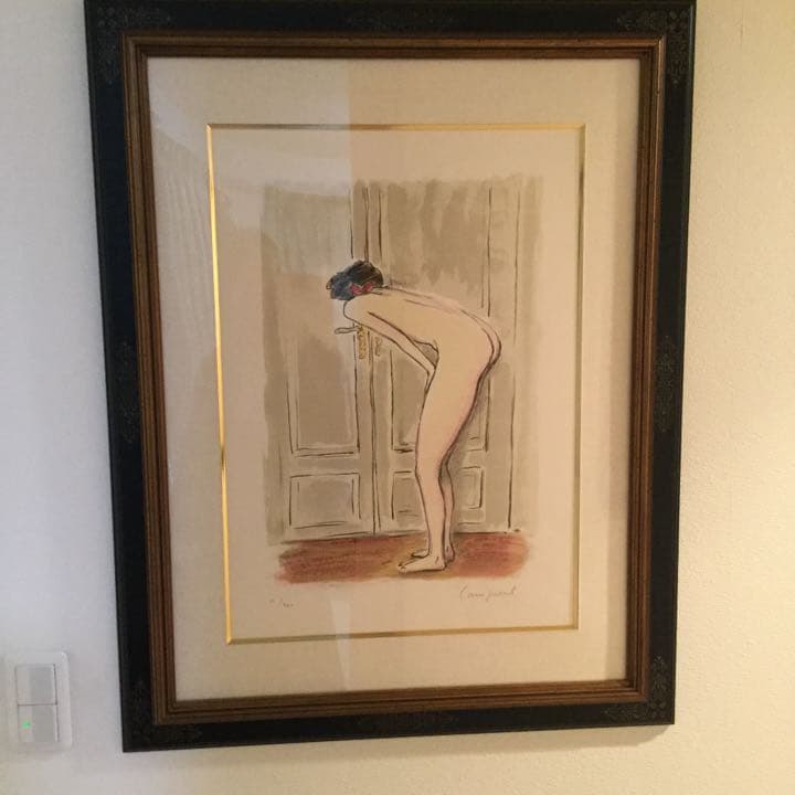 リトグラフ　カシニョール　10点セット とCDレゾネ、絵柄灰皿