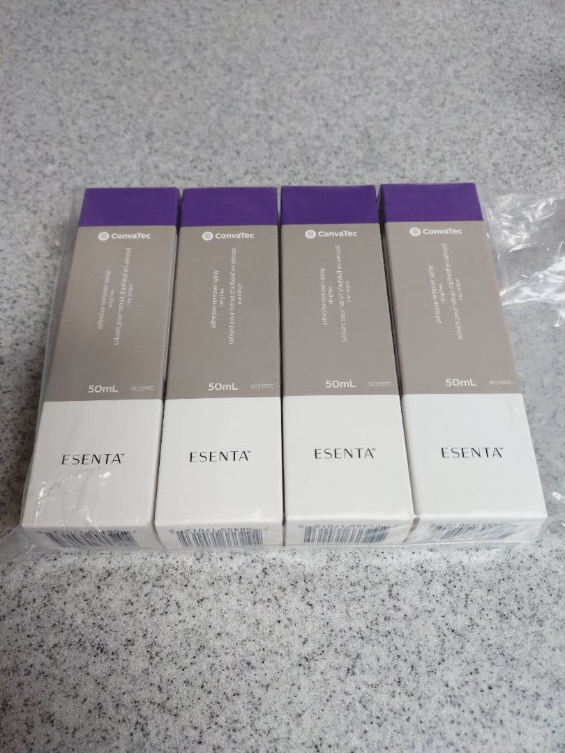 エセンタ新品未使用 粘着剥離剤スプレー4本＆おまけに２本をお付けします