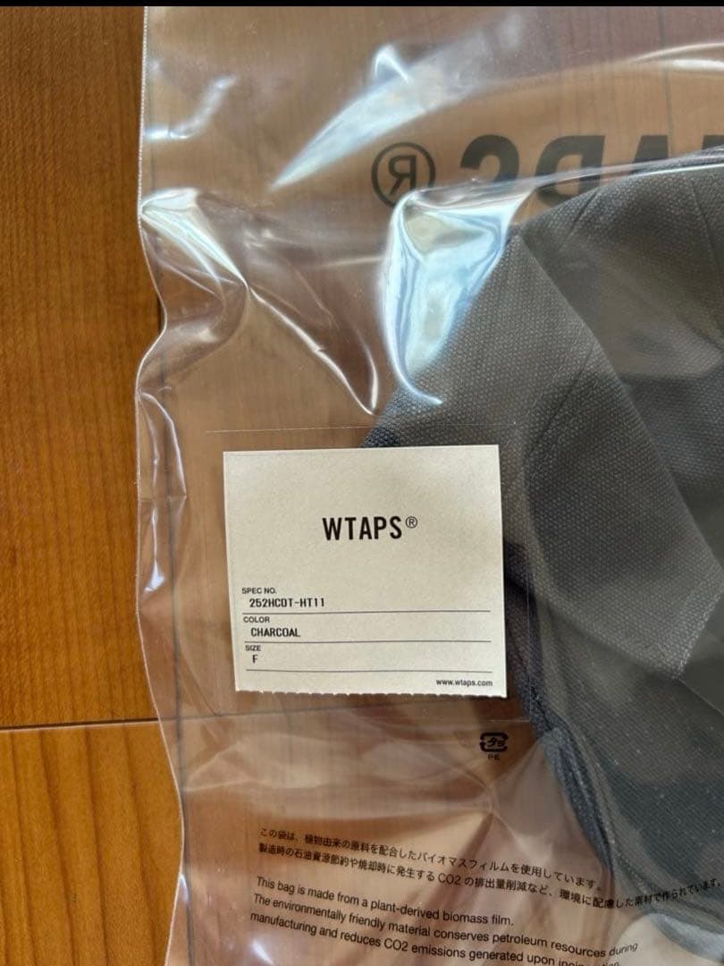 帽子 WTAPS T-6M 02 Cap Cotton CNVS Charcoal