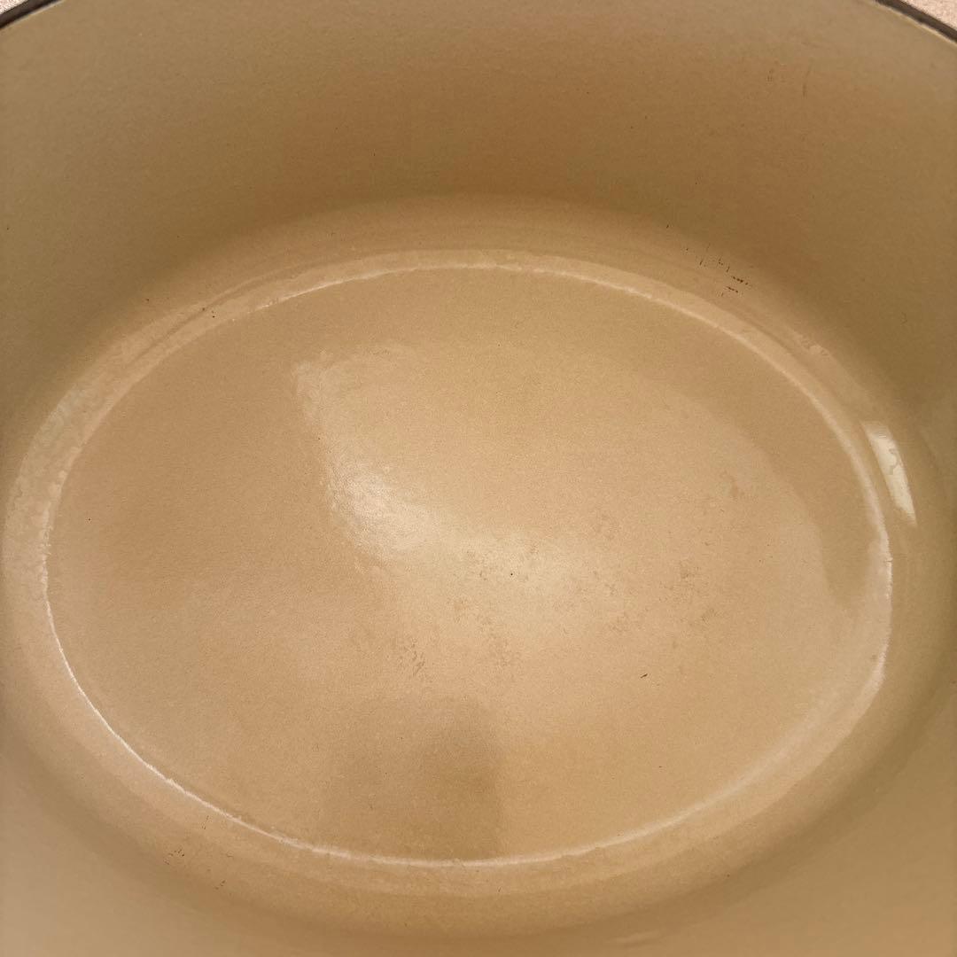 LE CREUSET グリーン 両手鍋 25cm