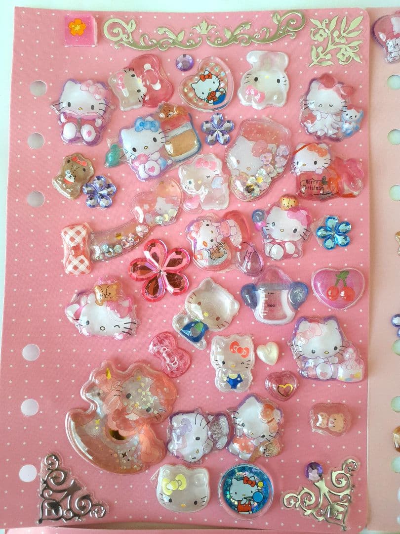 シール帳 完成品 ボンボンドロップシール キティ バインダー 正規品