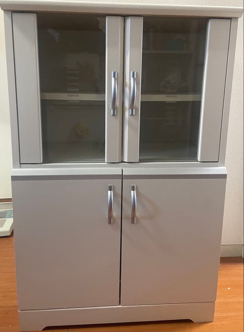 【再掲】シンプル可愛い♡⃛食器棚