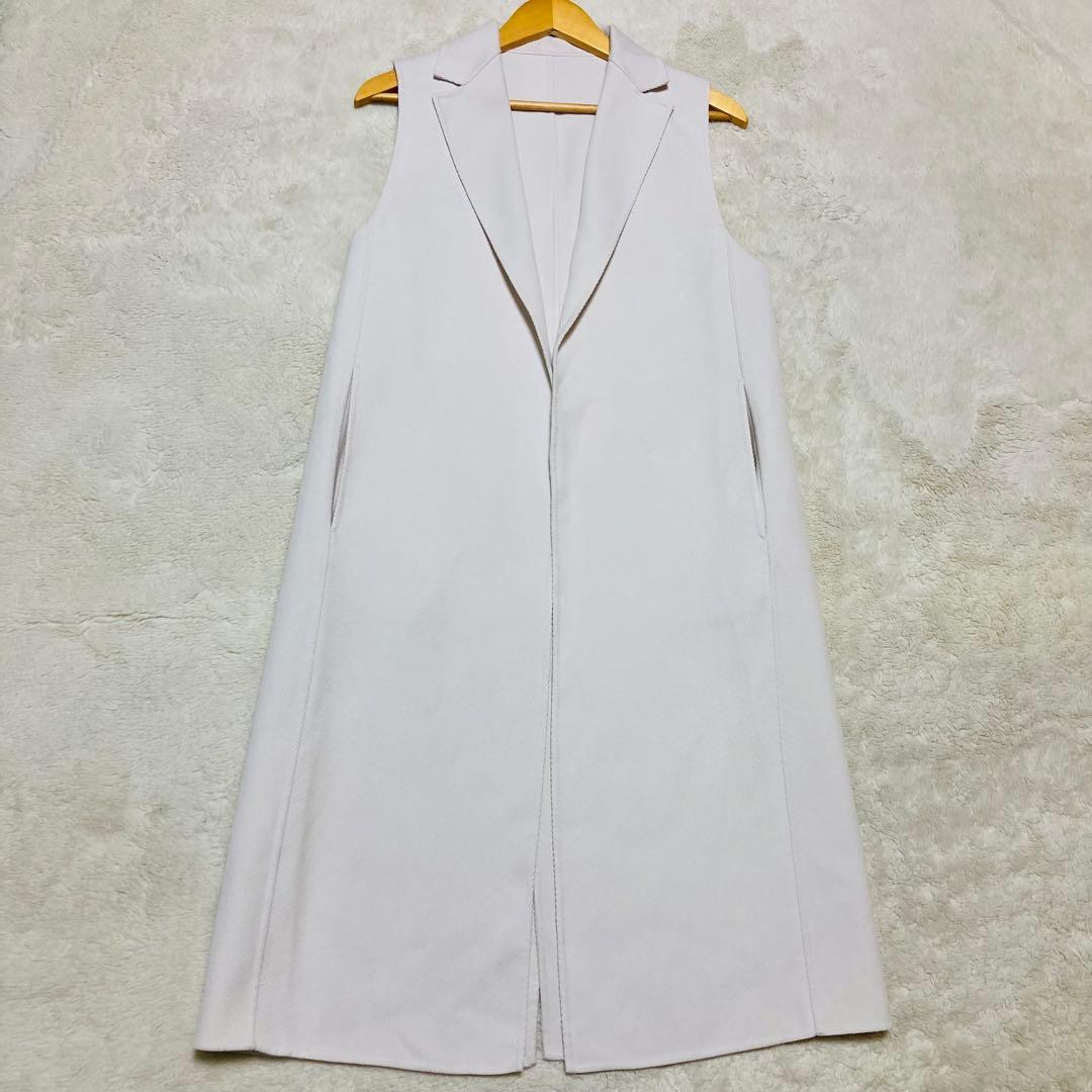 ANAYI アナイ ロングジレ カルゼリバーボタンレスジレ 近年 モデル 36