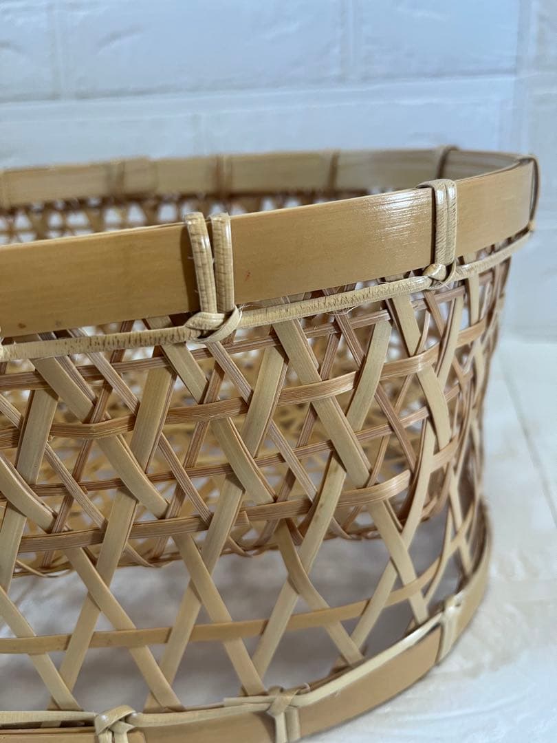 ♡橋本晴美です♡ 麻の葉編み　茶碗かご