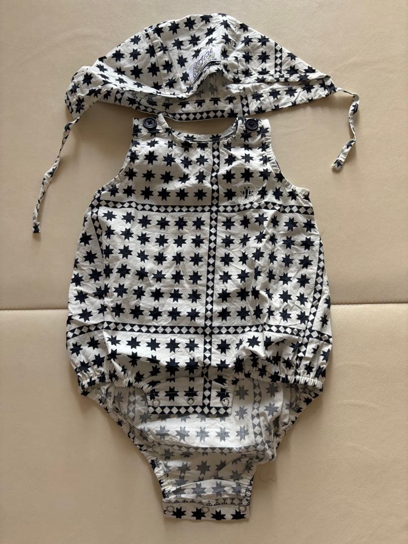 house on the hill ロンパース2着&ボンネットセット