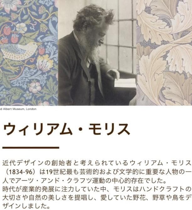 ウイリアムモリス　V&A　いちご泥棒　掛けふとんカバー　No.１０７　ブルー系