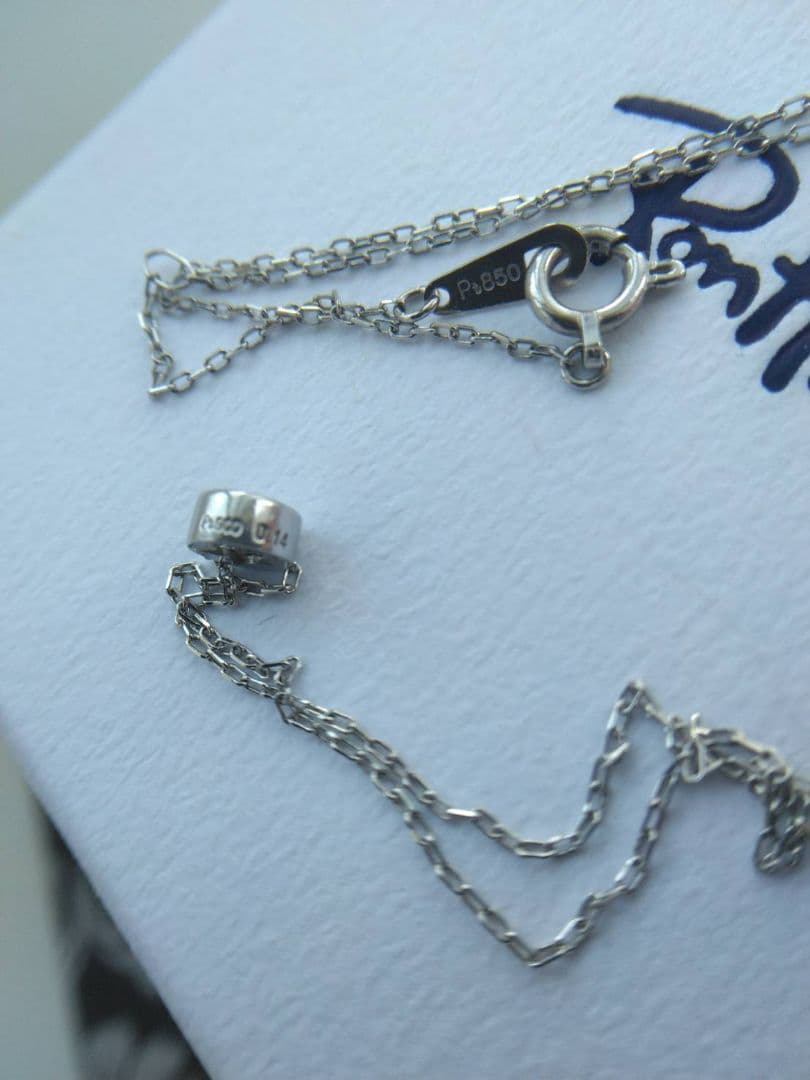 0.14ct ダイヤモンド ネックレス pt900.pt850