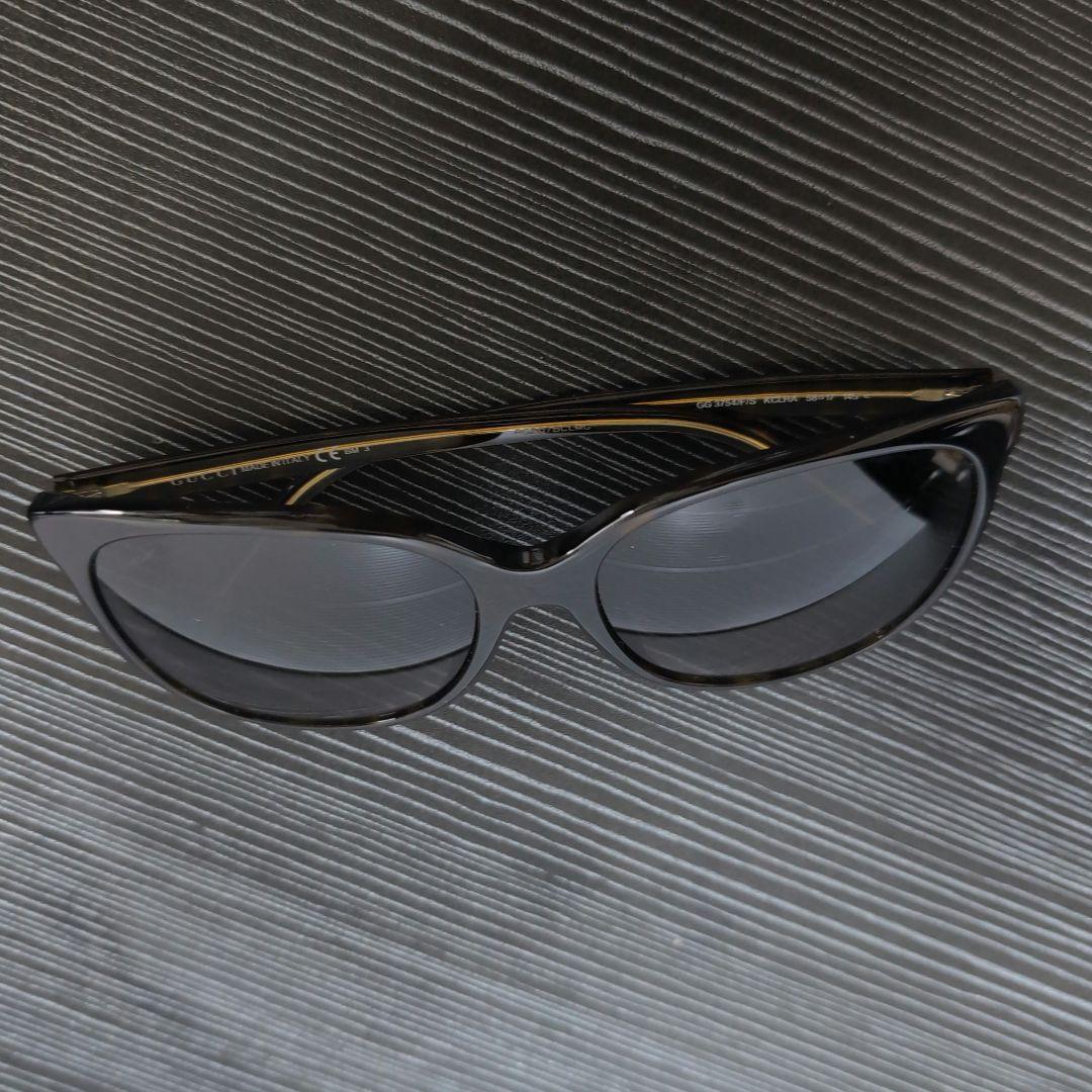 GUCCI インターロッキング加飾 大型ウェリントンサングラス