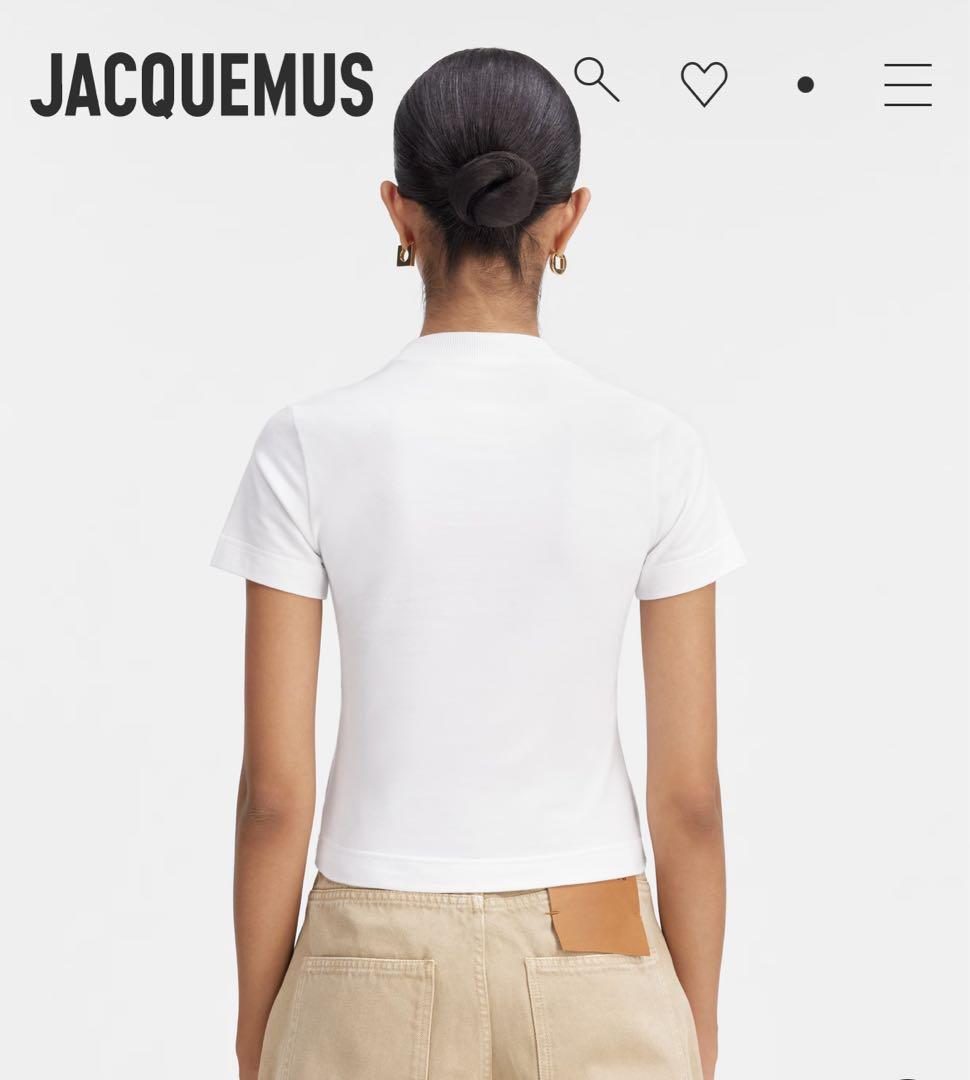 【新品タグ付】jacquemus ジャックムスGros Grain Tシャツ